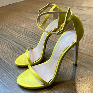 Stuart Weitzman Nudist Satin Sandals Size 8